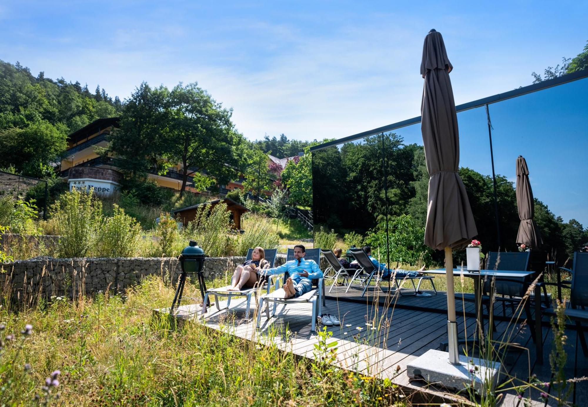 Wald-Hotel Heppe Dammbach Bagian luar foto